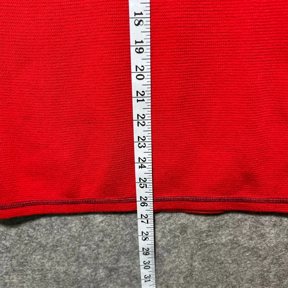 Polo‎ Ralph Lauren Mens Red Waffle Knit Thermal American Flag Sleep Shirt Small
